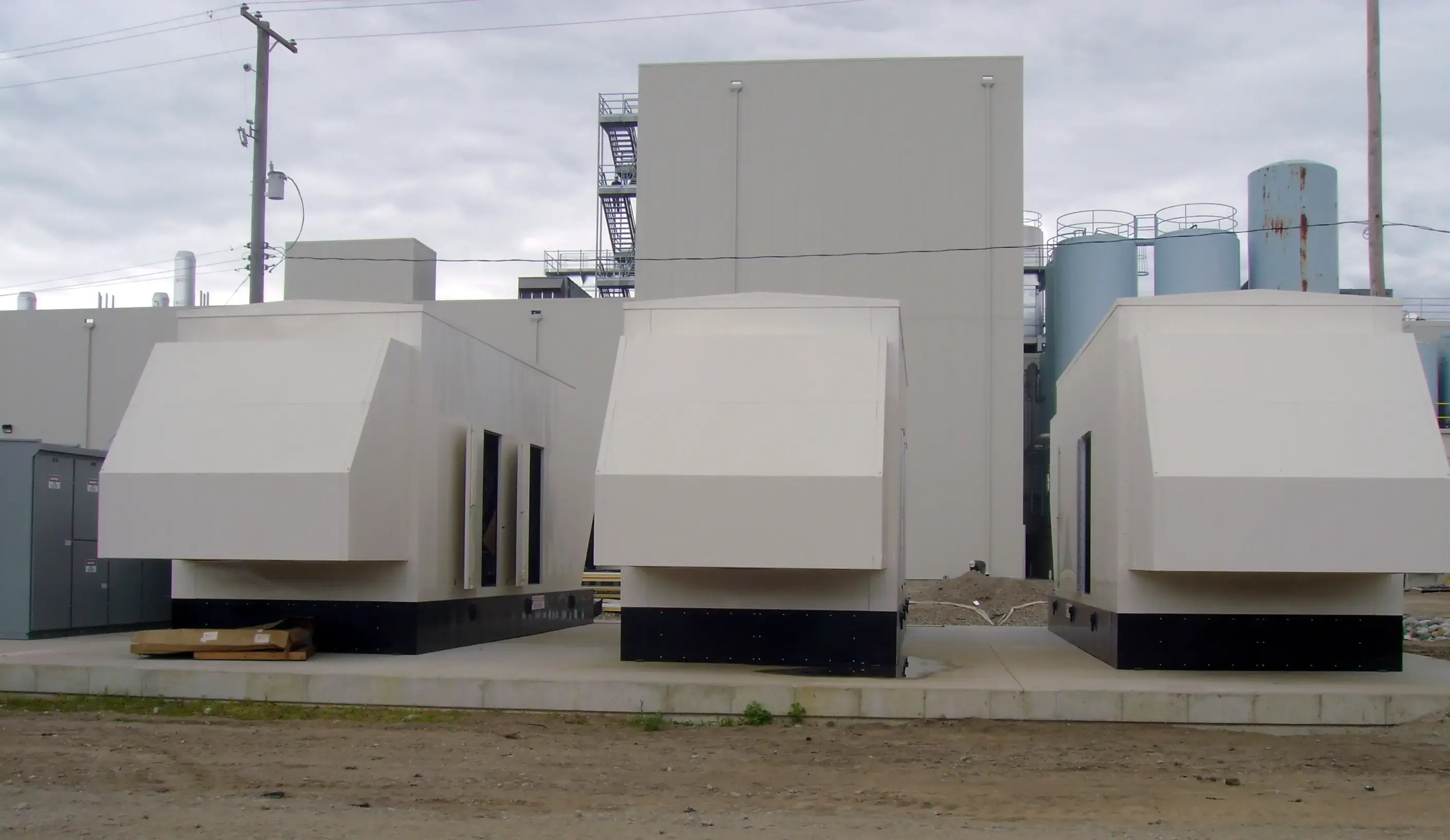 Enclosures Protecting Standby Power Generating Stations at Michigan Milk Producers Association